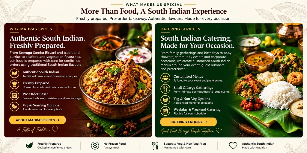 What Makes Us Special - More Than Food, A South Indian Experience